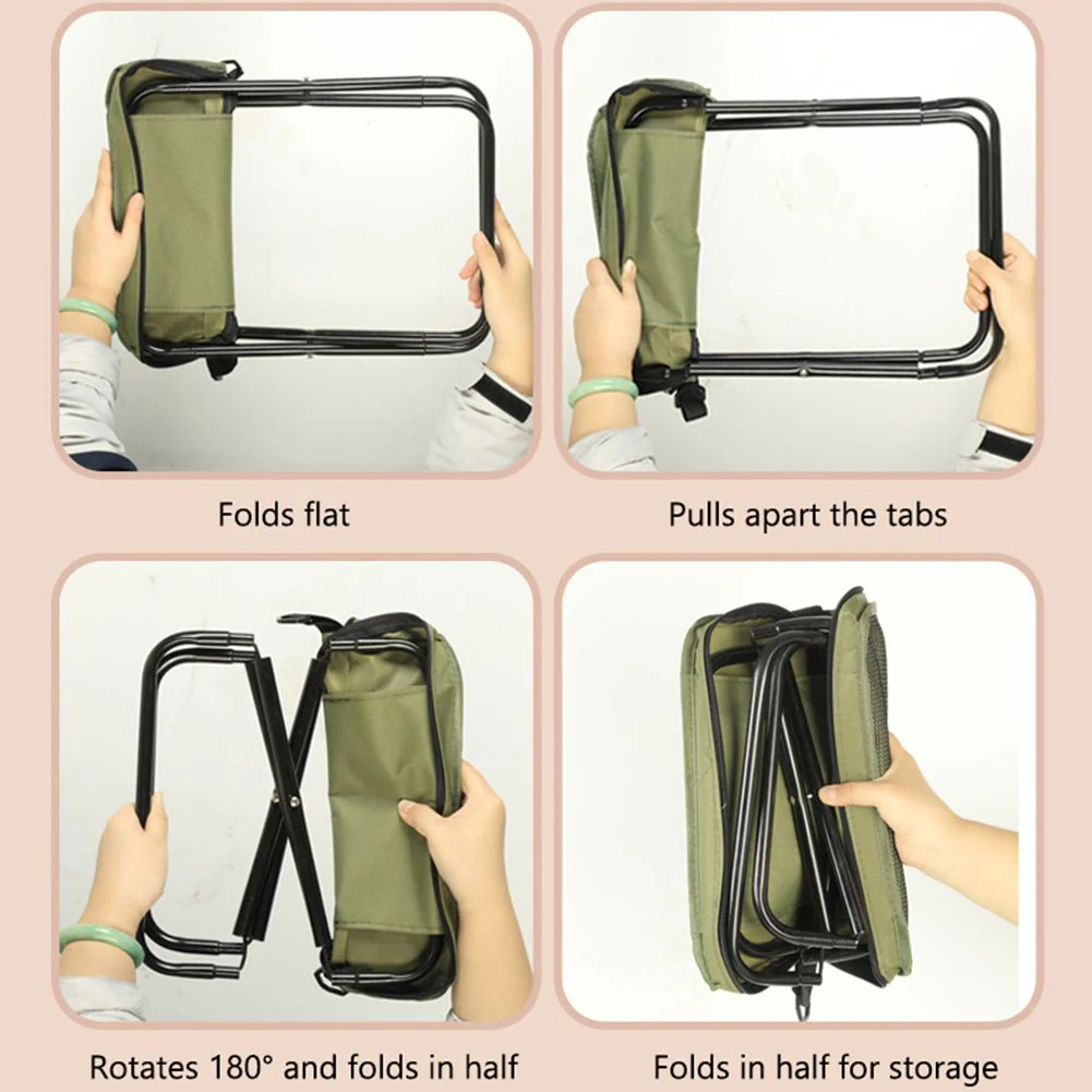 2-in-1 chair bag - waterproof folding chair & rucksack for outdoor adventures - Image 7