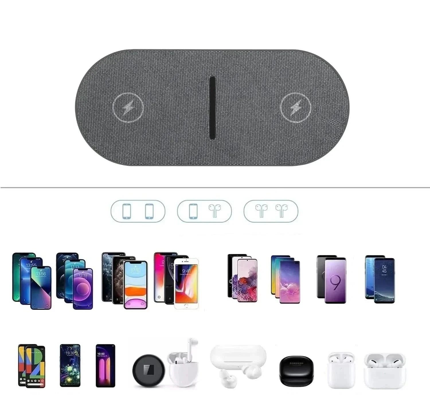 40W Wireless Charging Station - Lightning-fast charging for iPhone, AirPods & Samsung - Image 6