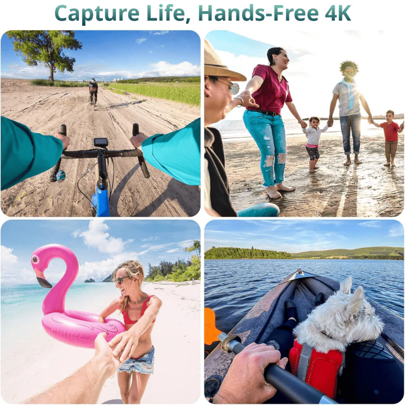 ADRENACAM – 4K Waterproof Action Camera Bundle for Extreme Sports - Image 7