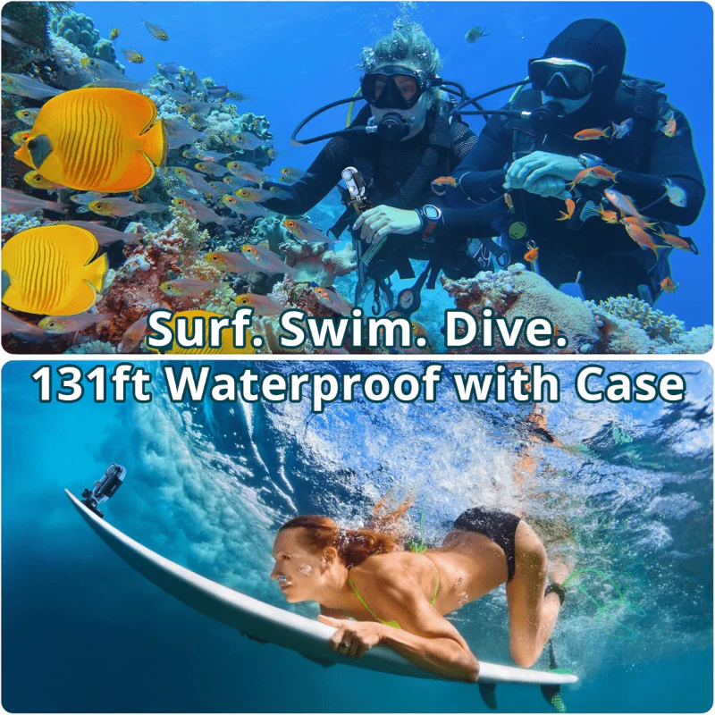 ADRENACAM – 4K Waterproof Action Camera Bundle for Extreme Sports - Image 8