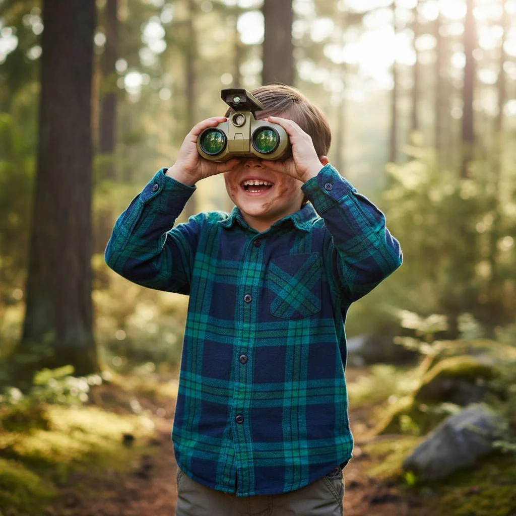 ADVENTURION – Child-friendly Day & Night Binoculars with Lightweight Design - Image 2