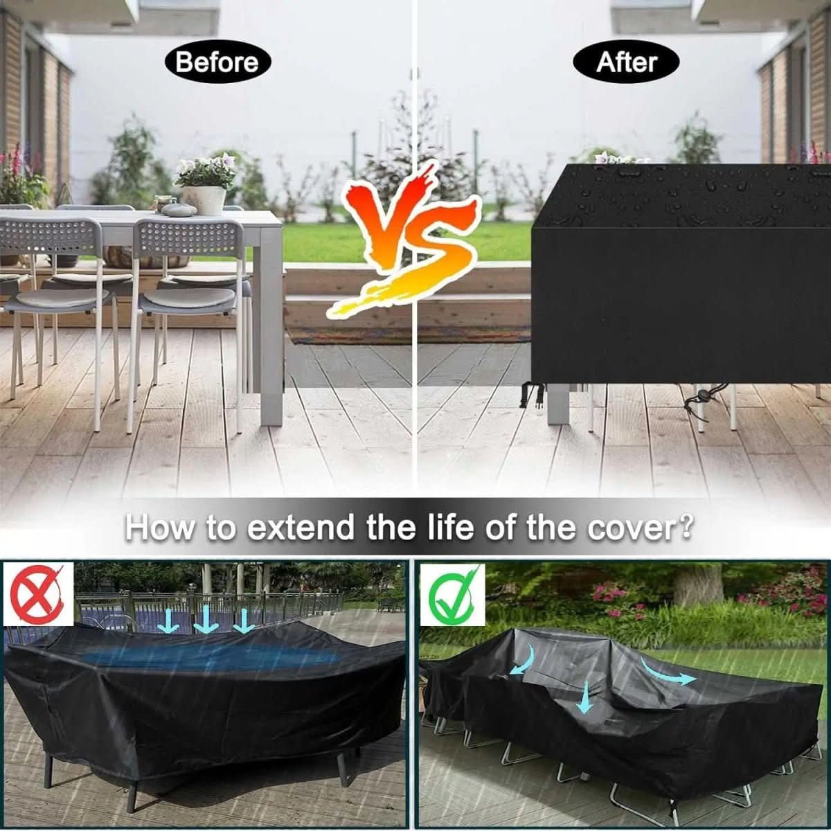 AeroVerra Premium patio furniture covers | all-weather protection for outdoor lounge and dining sets - Image 6