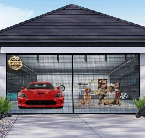 AirLock - Vision Magnetic Screen Magnetic Garage Net - Image 2