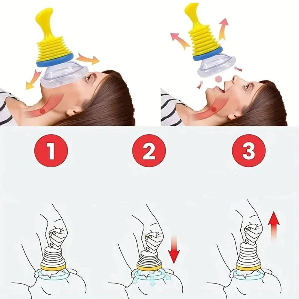 AirSafe Pro Anti-Choking Device | Quick Aid for Airway Blockages | Safe for Children & Adults | Compact Emergency Kit - Image 3