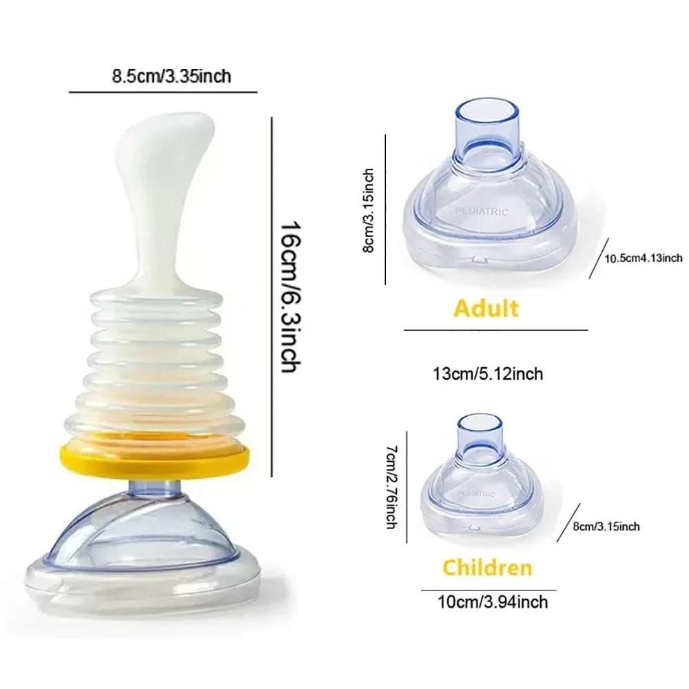 AirSafe Pro Anti-Choking Device | Quick Aid for Airway Blockages | Safe for Children & Adults | Compact Emergency Kit - Image 4