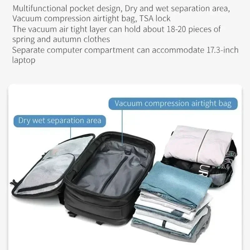 AIRTRAIL Backpack - Compressible laptop backpack for travelling - Image 2