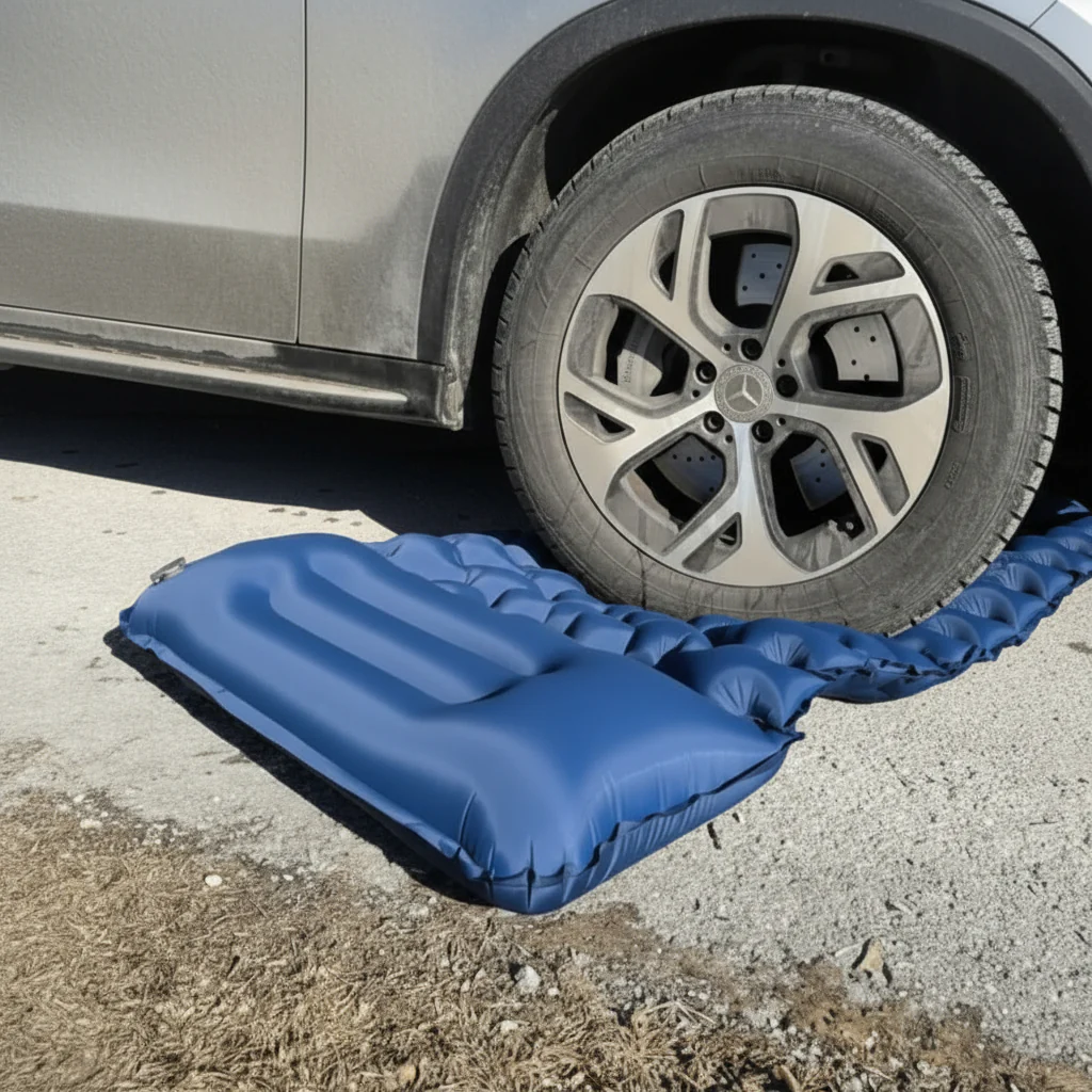AirTrek Mat - Inflatable camping mattress with foot pump & ergonomic design - Image 6