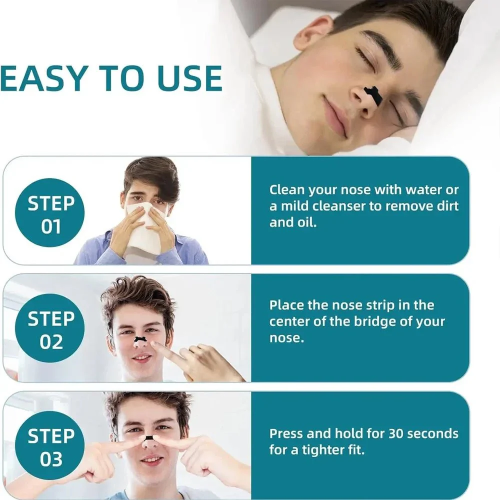 AIRWAYCARE – Anti-Snoring Nasal Strips for Free Breathing & Better Sleep - Image 6
