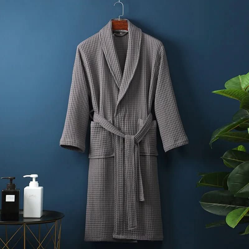 AirWeave Robe – Unisex Bathrobe with Waffle Texture - Image 4