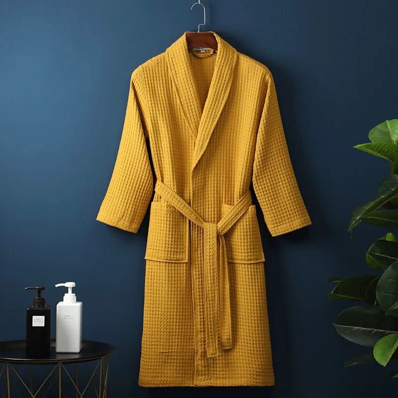 AirWeave Robe – Unisex Bathrobe with Waffle Texture - Image 7