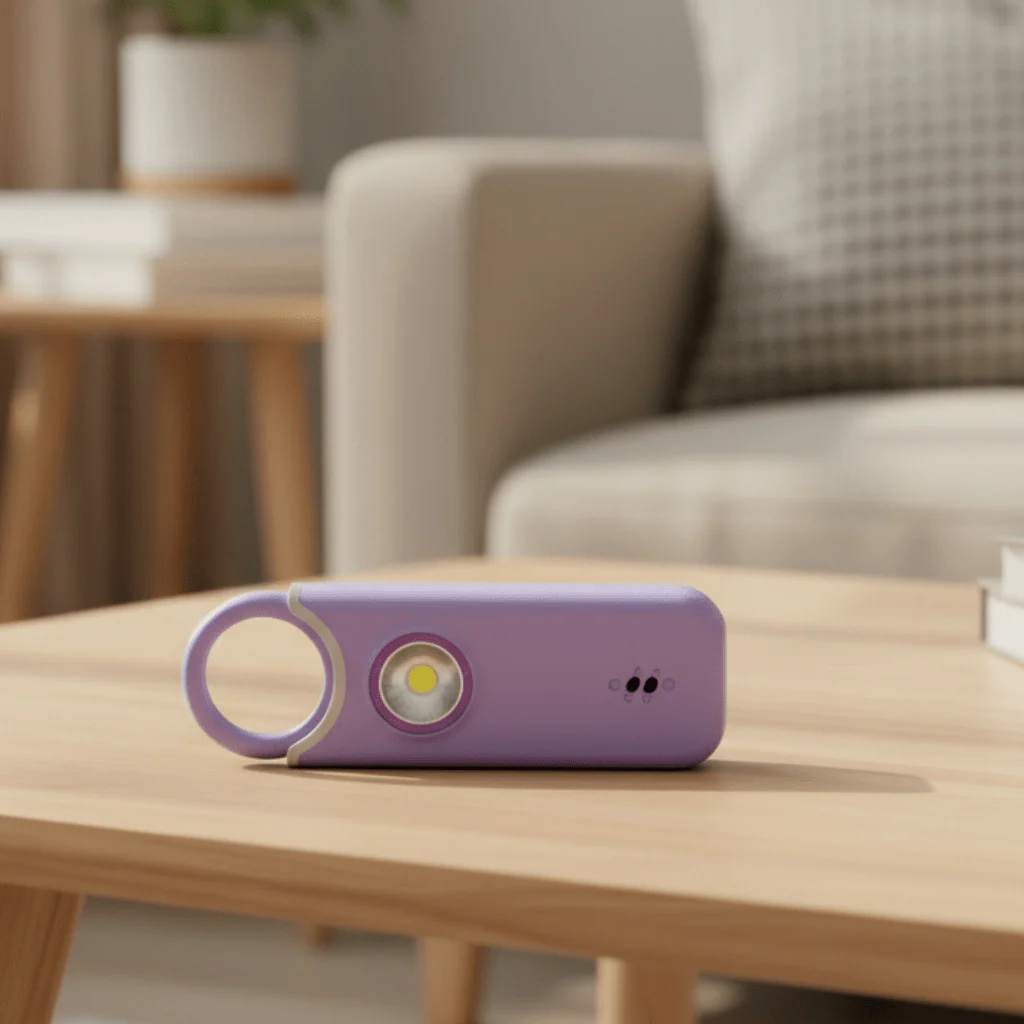 GUARDME – Portable personal safety alarm with integrated LED light