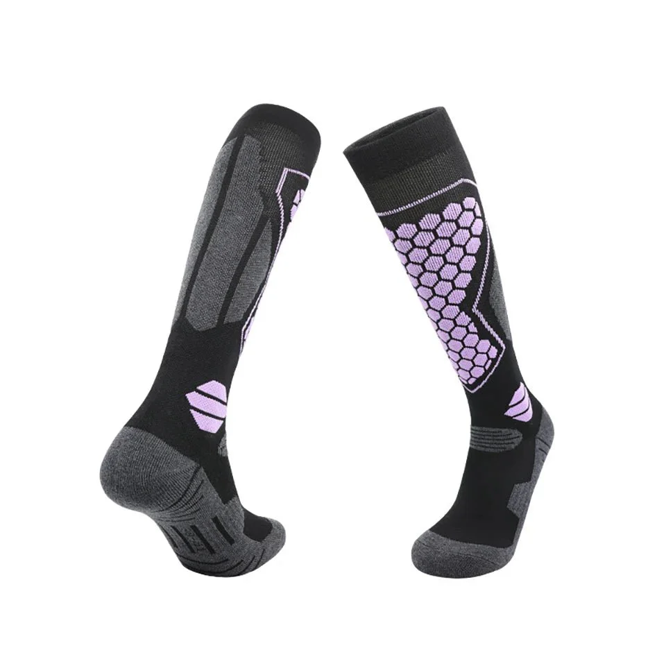 ALPHEAT – Insulated Wool Socks for Winter Sports, Unisex, Knee-High - Image 8