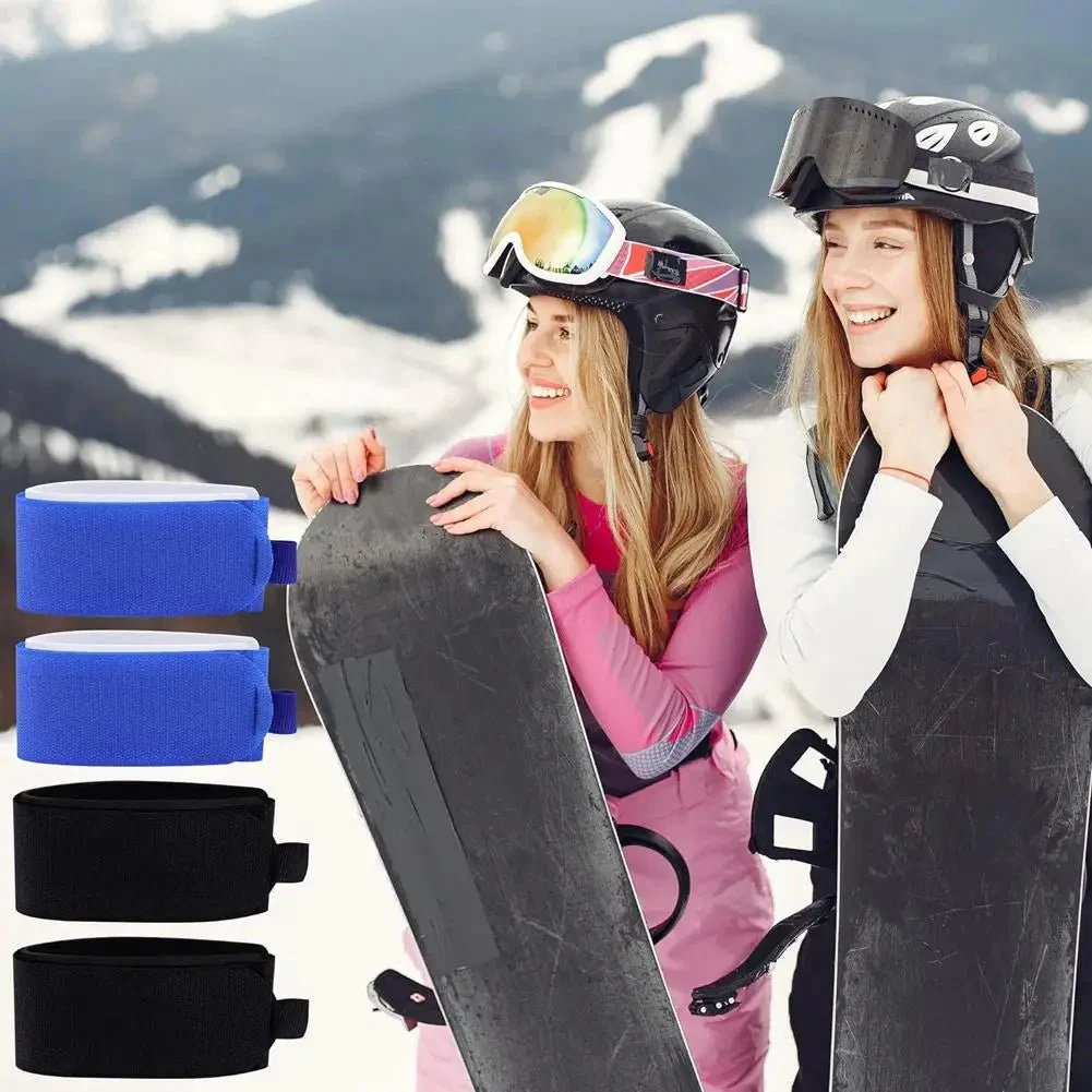 ALPINORQ - Durable Nylon Ski Straps (2 Pieces) with Adhesive Fastening Straps - Image 4