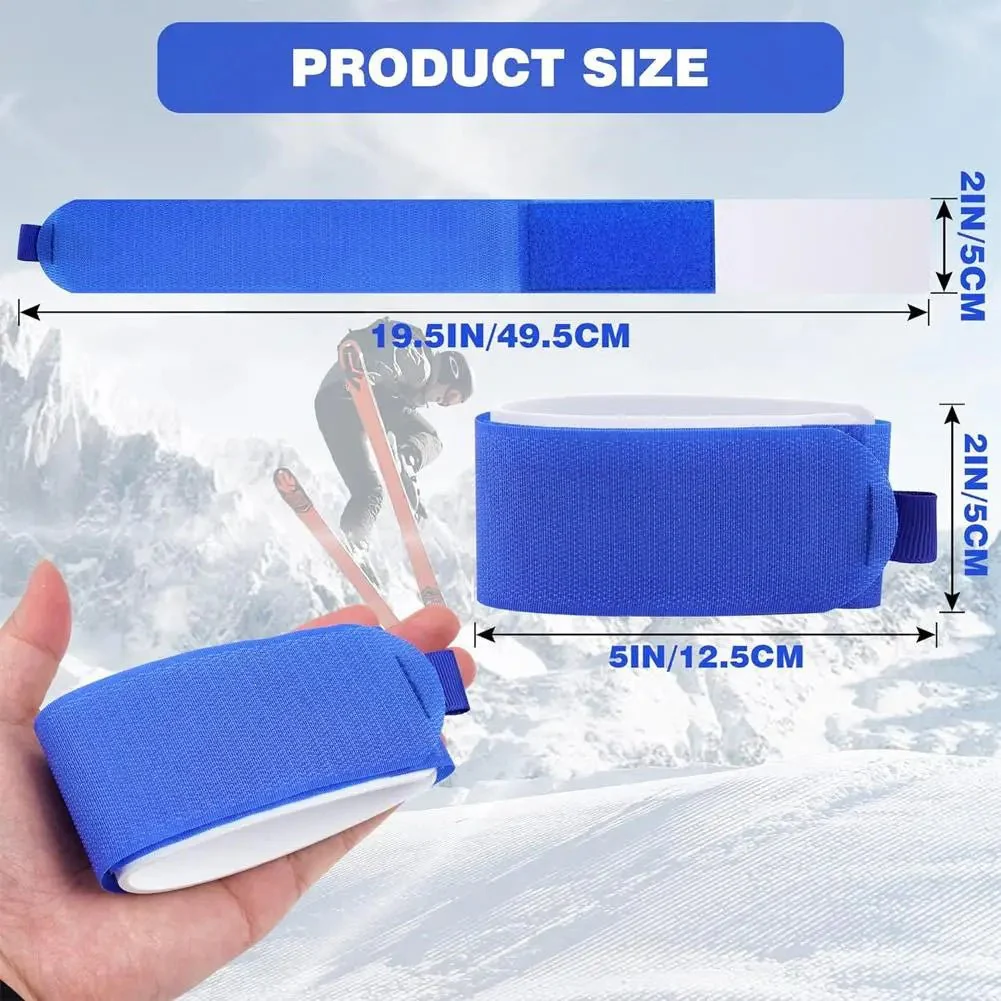 ALPINORQ - Durable Nylon Ski Straps (2 Pieces) with Adhesive Fastening Straps - Image 7