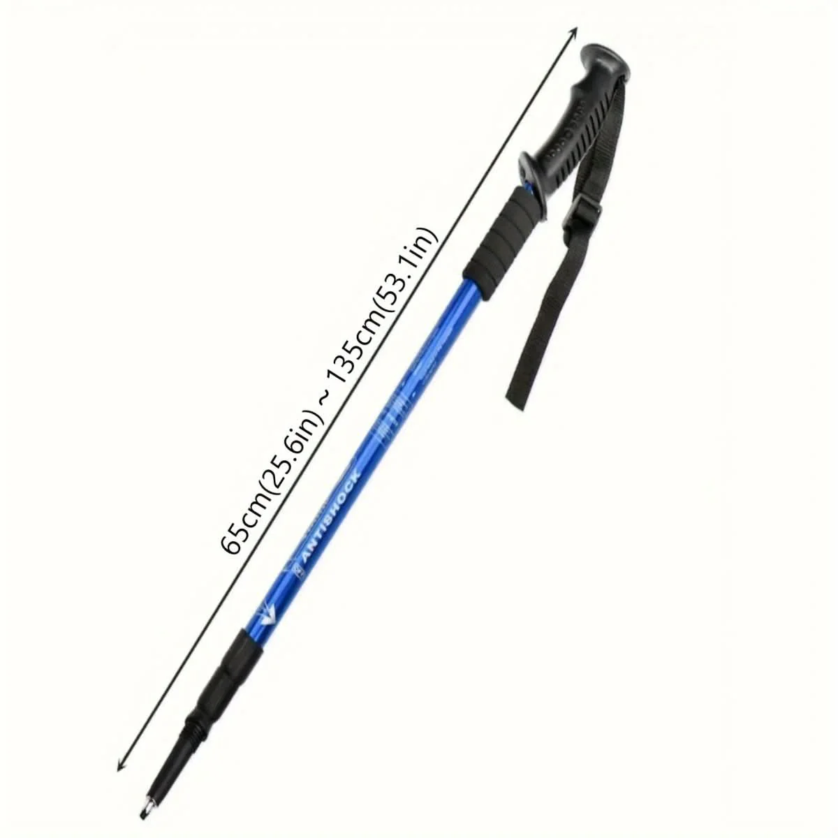 Aluminium trekking poles - lightweight, shock-absorbing support for adventurous hikers - Image 6