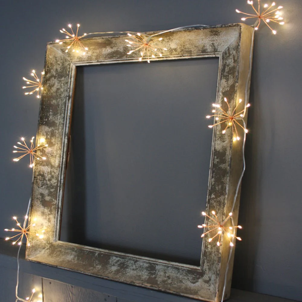 AMBIORA – Copper-Colored Starburst Light Chain for Warm Indoor Decoration - Image 5