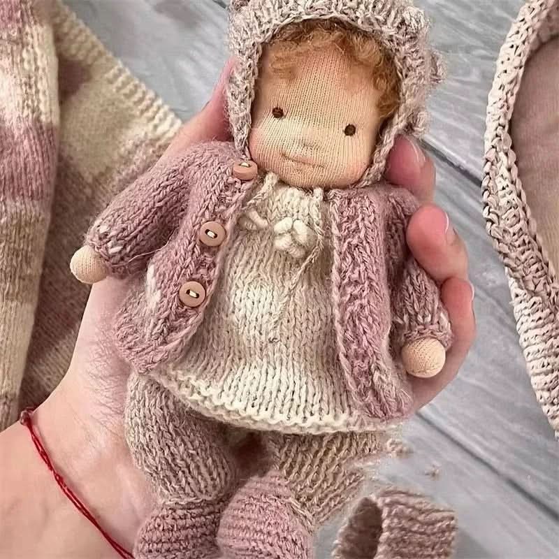 AMORELLA – Handmade Waldorf Doll with Accessories - Image 5