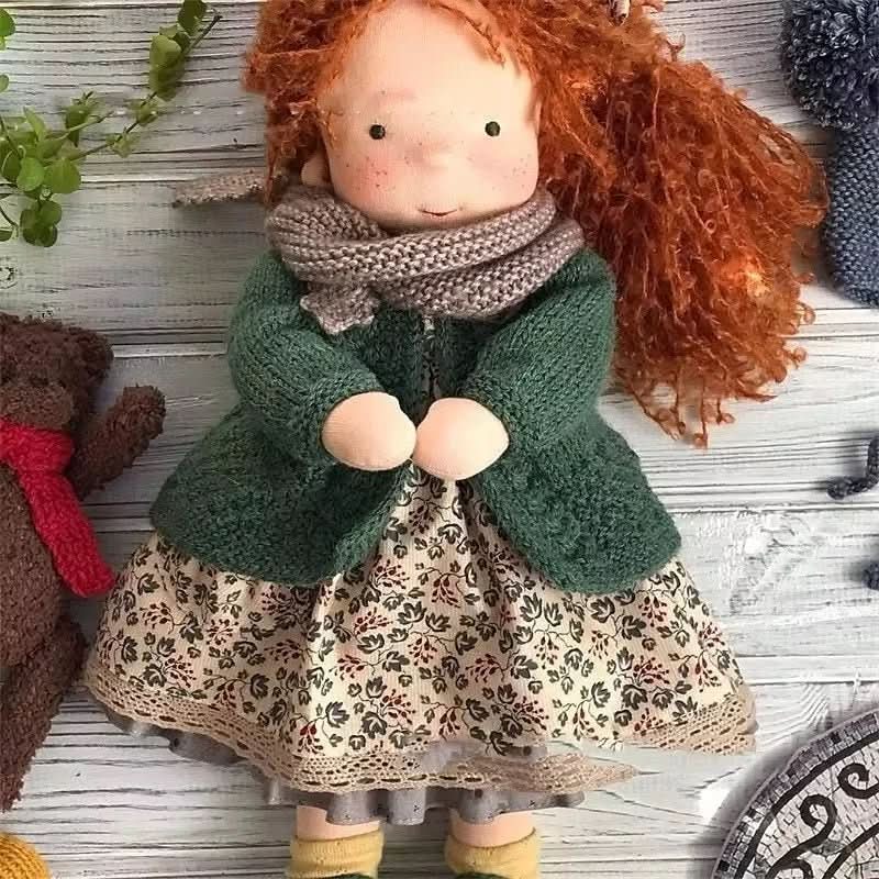 AMORELLA – Handmade Waldorf Doll with Accessories - Image 6