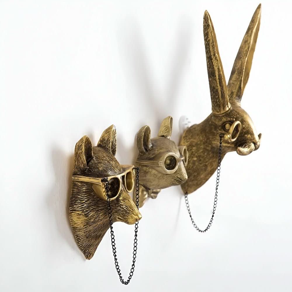 ANIMAL ART HOOKS – Handmade wall hooks in animal shapes for stylish storage - Image 3