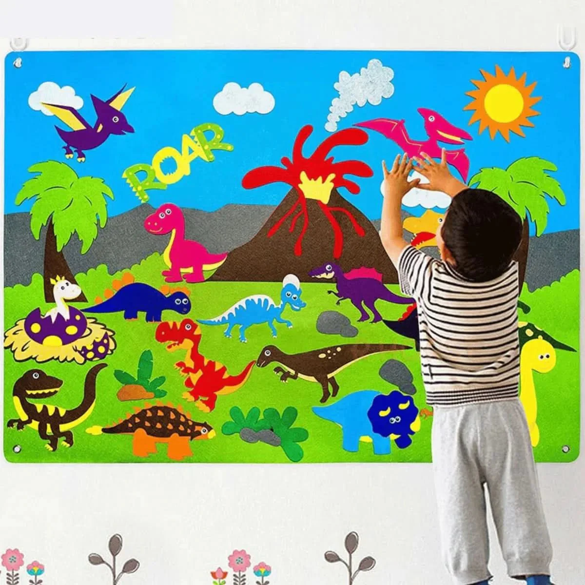 Animal Felt Board - Promotes creativity & learning in children - Image 11