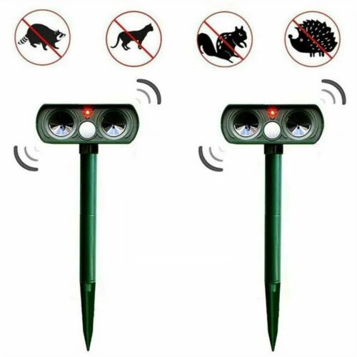 ANIMALBLOCK - Solar-Powered Ultrasonic Pest Repeller for Home and Garden - Image 2