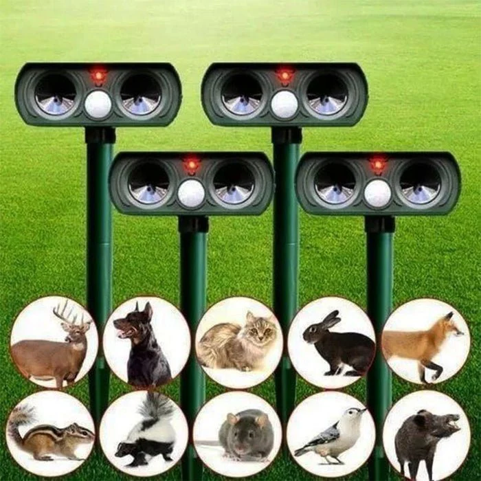 ANIMALBLOCK - Solar-Powered Ultrasonic Pest Repeller for Home and Garden - Image 3