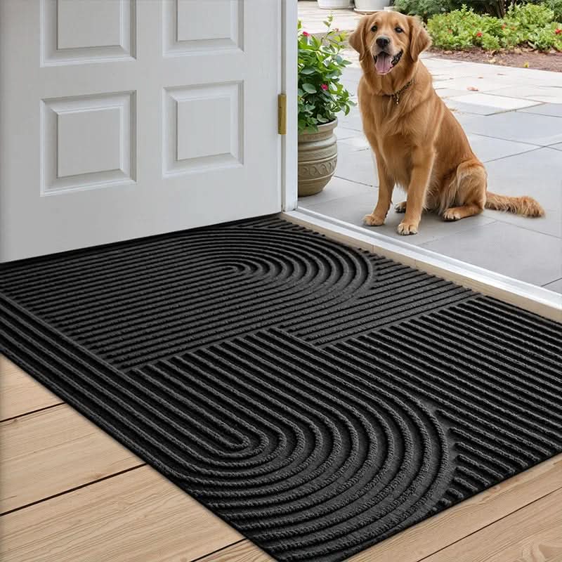 AQUARAY – Absorbent, washable mat with flowing line pattern - Image 3