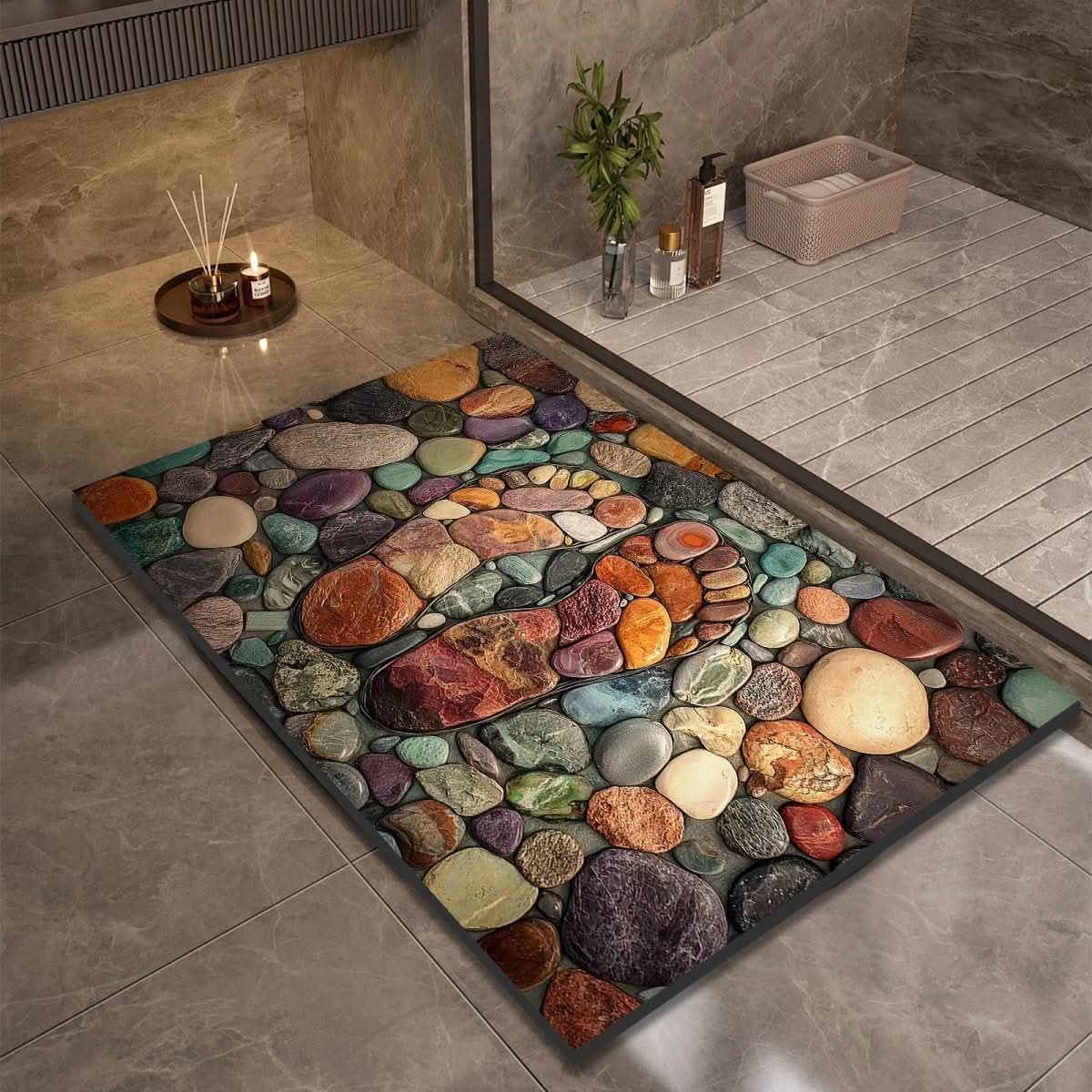 AQUASOFT BATH MAT – Diatomaceous Earth Bath Mat for Safety & Comfort - Image 13