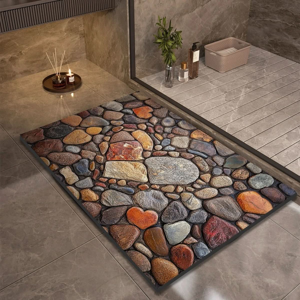 AQUASOFT BATH MAT – Diatomaceous Earth Bath Mat for Safety & Comfort - Image 17