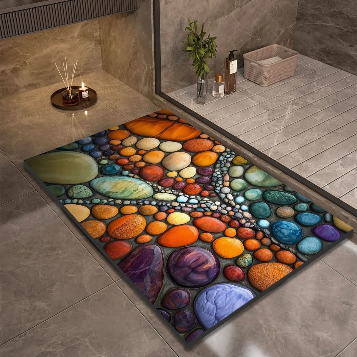 AQUASOFT BATH MAT – Diatomaceous Earth Bath Mat for Safety & Comfort - Image 18