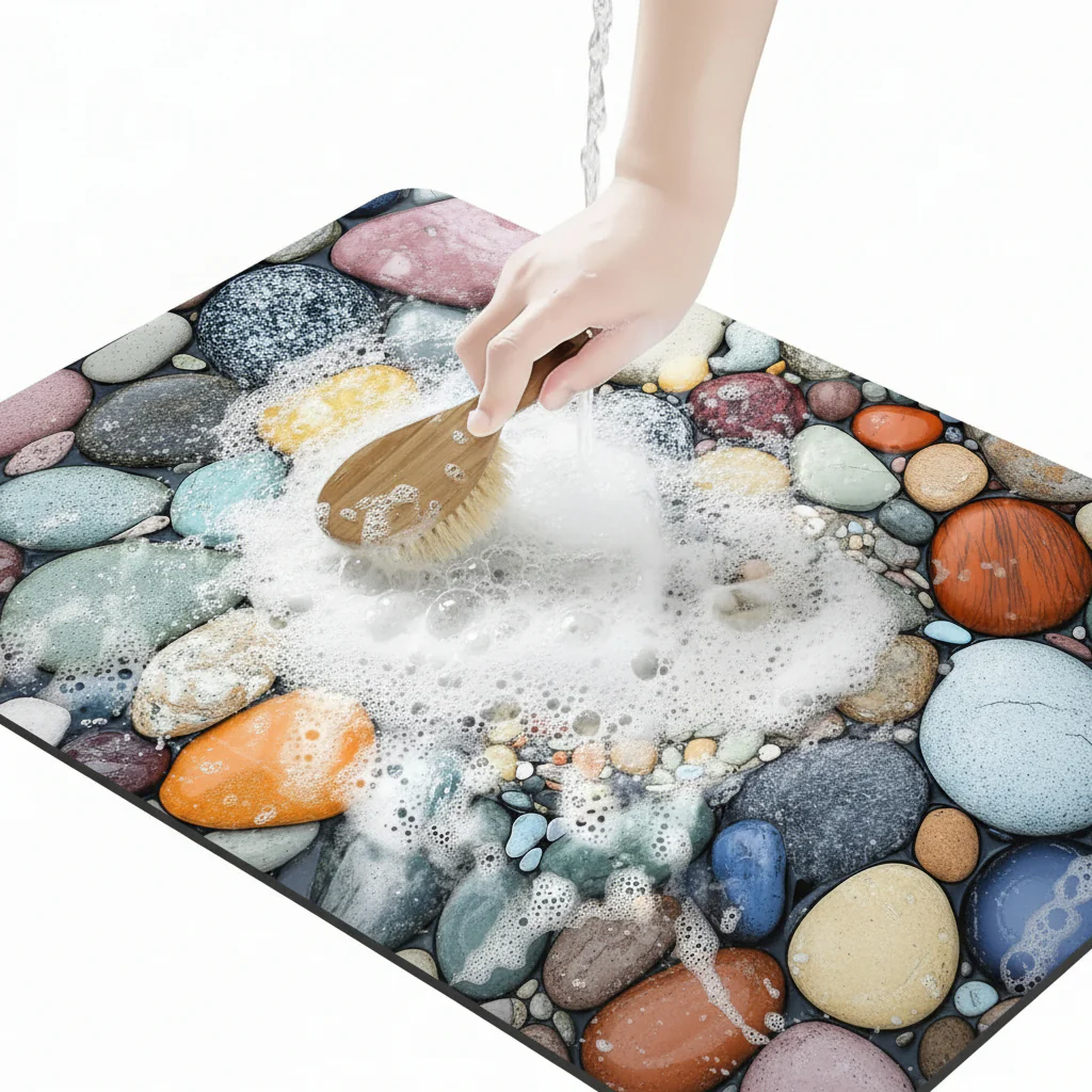 AQUASOFT BATH MAT – Diatomaceous Earth Bath Mat for Safety & Comfort - Image 7
