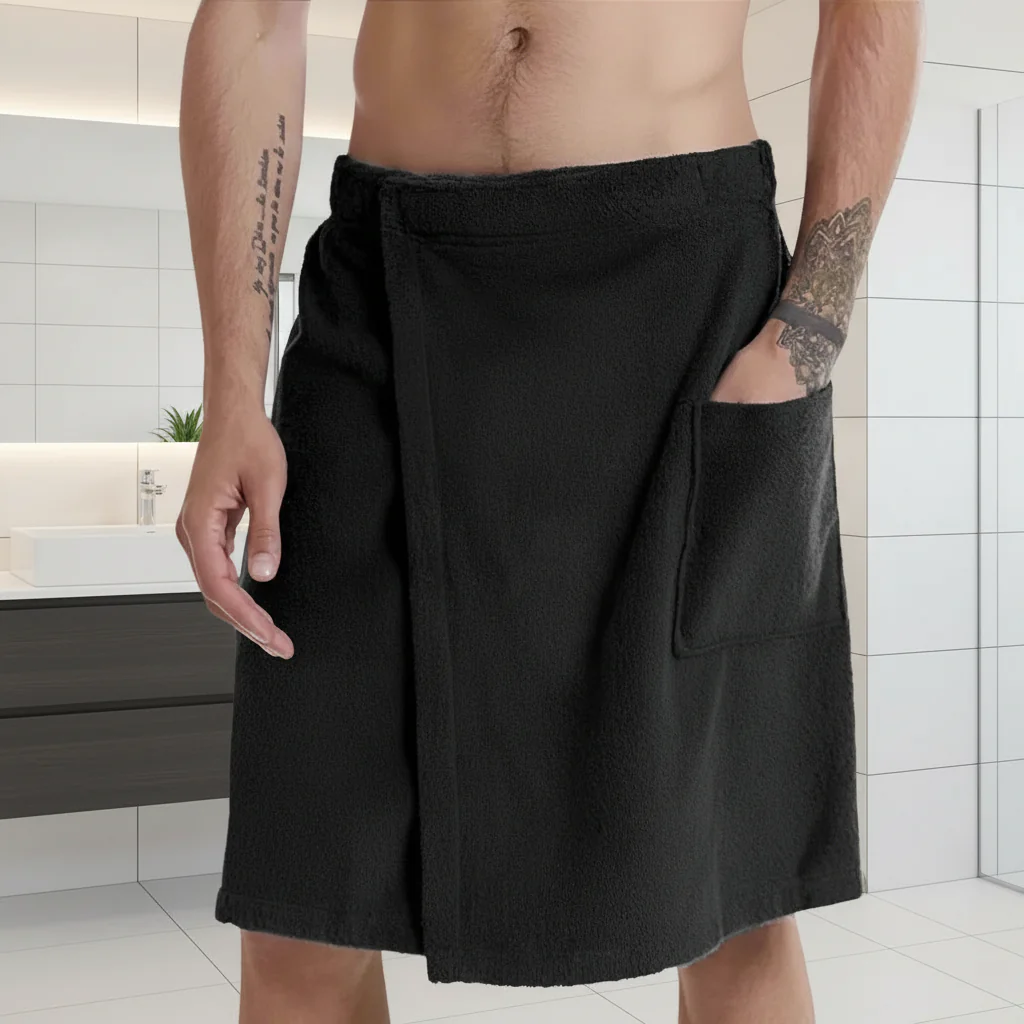AQUASOFT WRAP – Portable Bath Towel with Elastic Fit