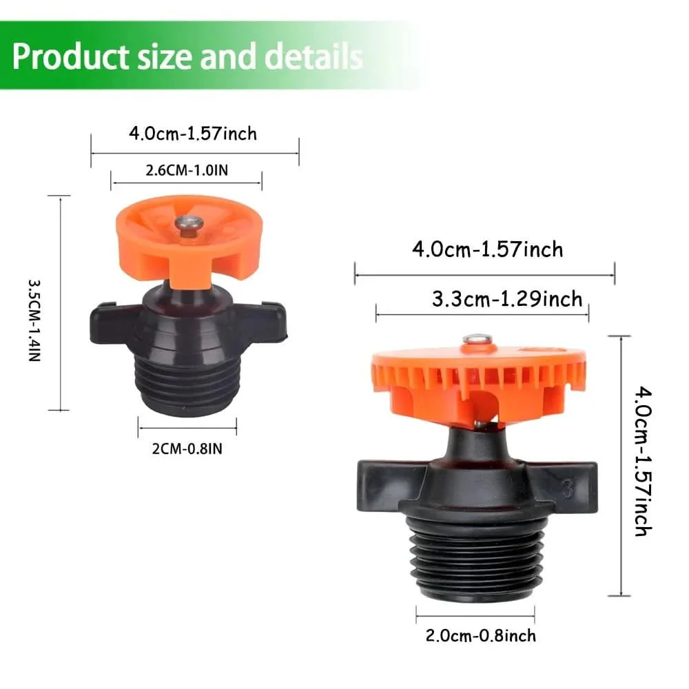 AquaSpin 360° sprinkler head - Rotatable & efficient for every garden - Image 8
