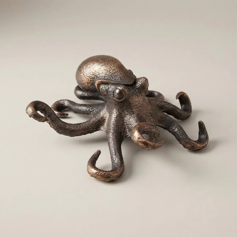 AQUATERRA - Decorative Copper Octopus Sculpture for Home & Office - Image 3