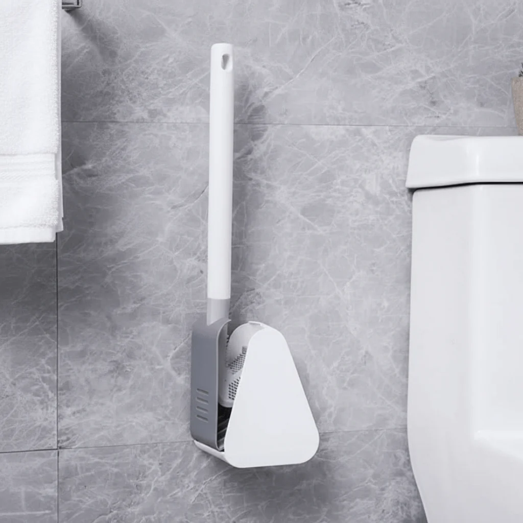 AQUATIDY – Hygienic Triangle Brush for Bathroom Cleaning