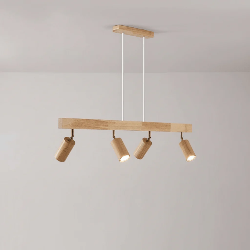 ARCBEAM – Minimalist solid wood LED ceiling lamp with adjustable light direction - Image 10