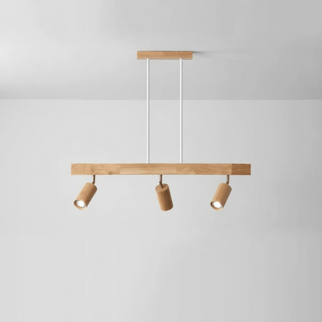 ARCBEAM – Minimalist solid wood LED ceiling lamp with adjustable light direction - Image 13