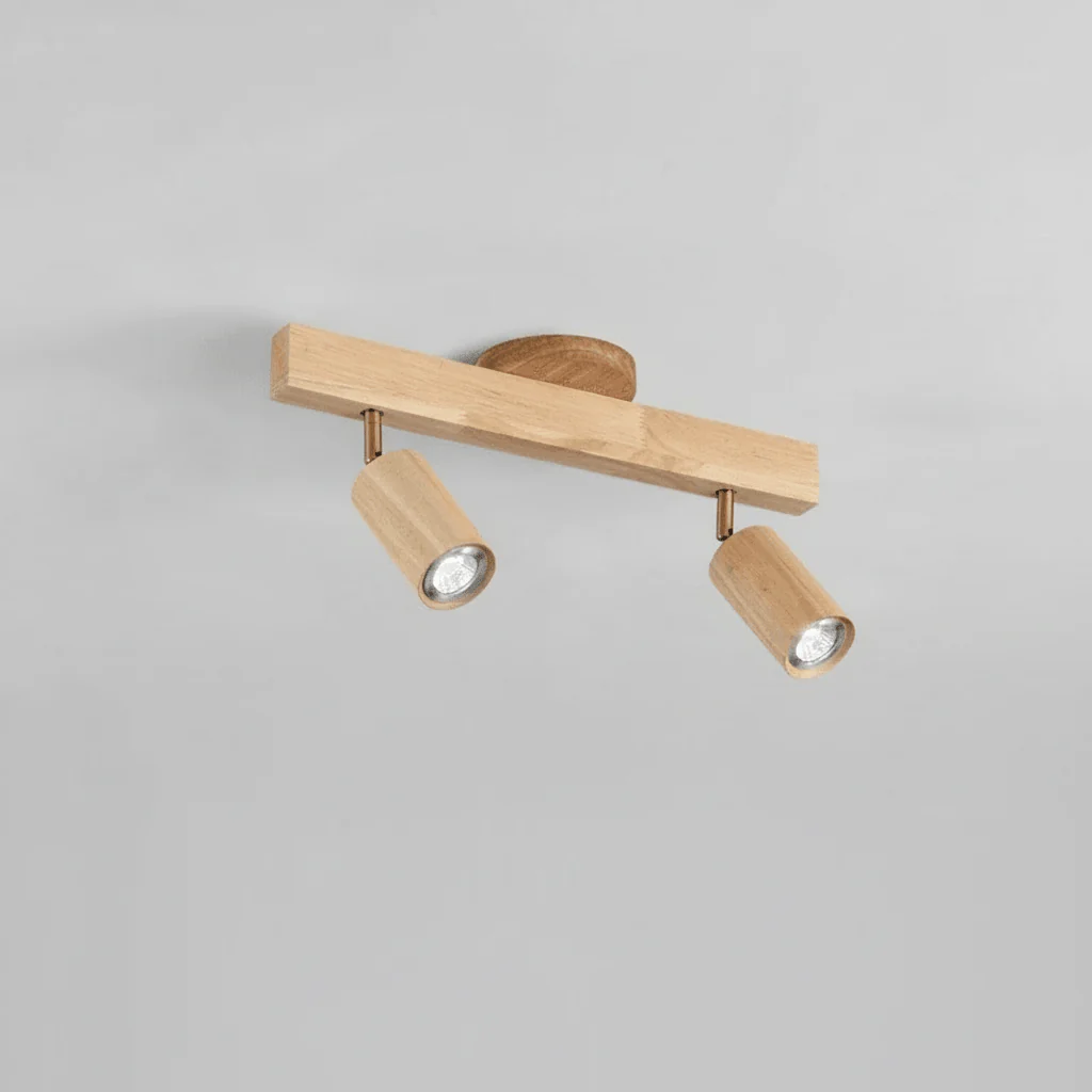 ARCBEAM – Minimalist solid wood LED ceiling lamp with adjustable light direction - Image 19