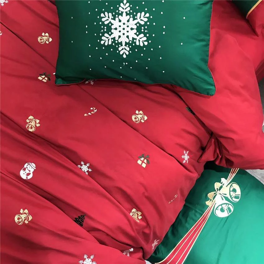 ARCTICTHREAD – Christmas bedding set made from 100% Egyptian cotton with cool percale weave - Image 3