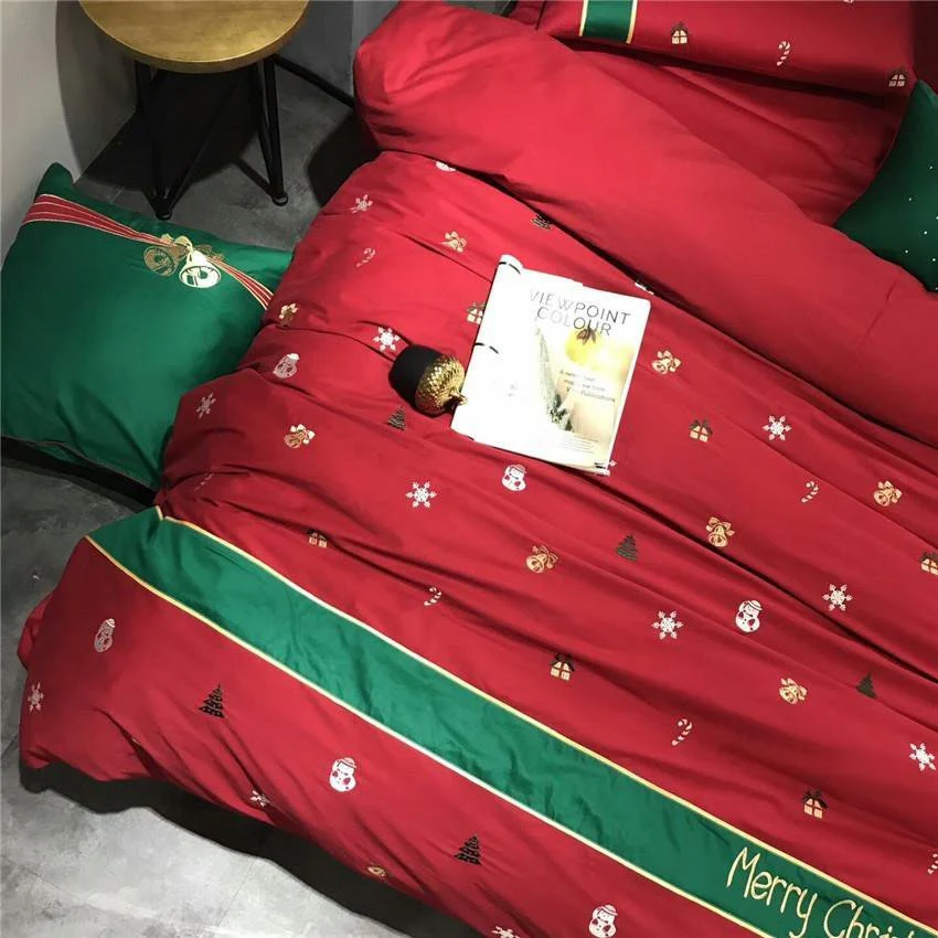 ARCTICTHREAD – Christmas bedding set made from 100% Egyptian cotton with cool percale weave - Image 4