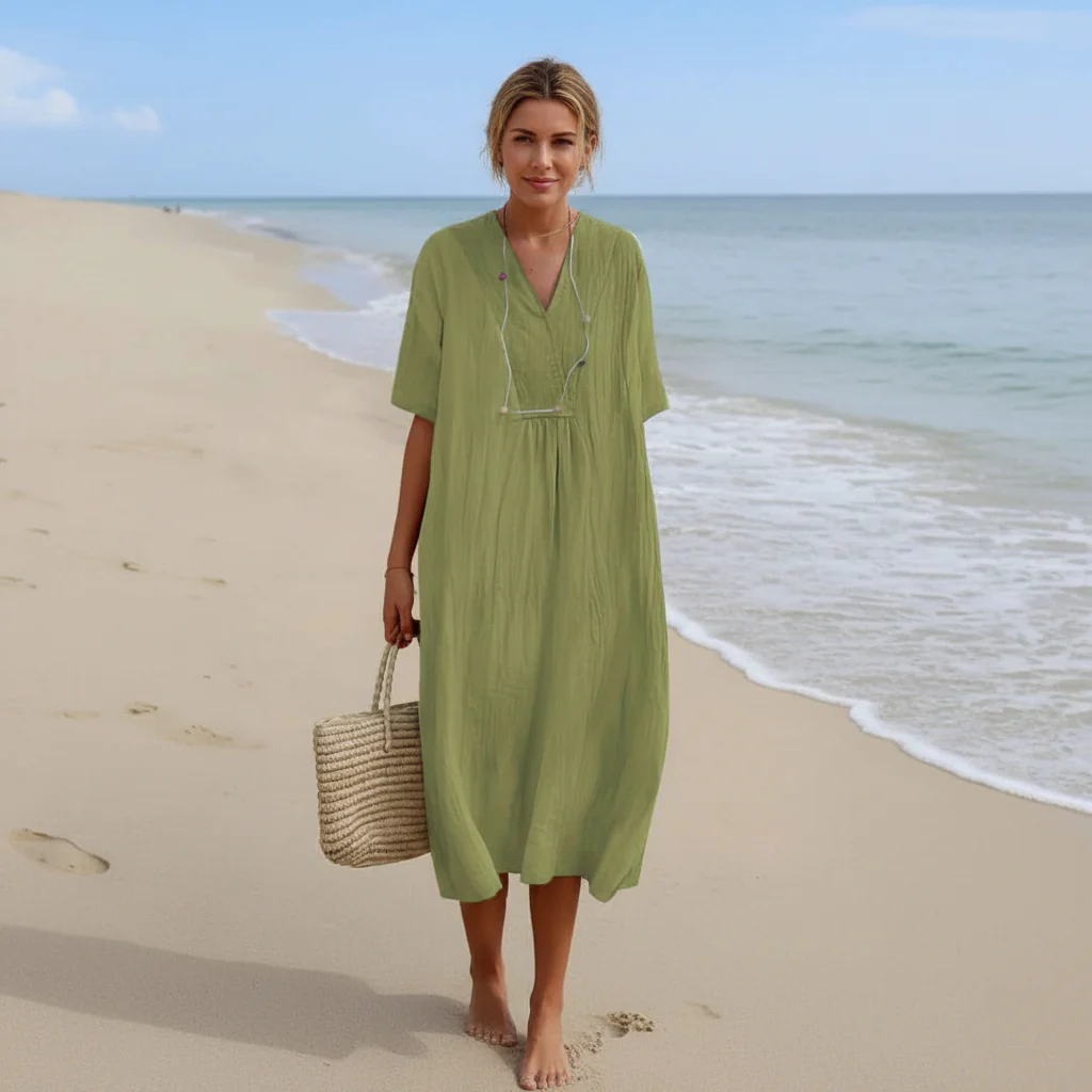 ARIA DRESS - cotton-linen summer dress for ultimate comfort - Image 7