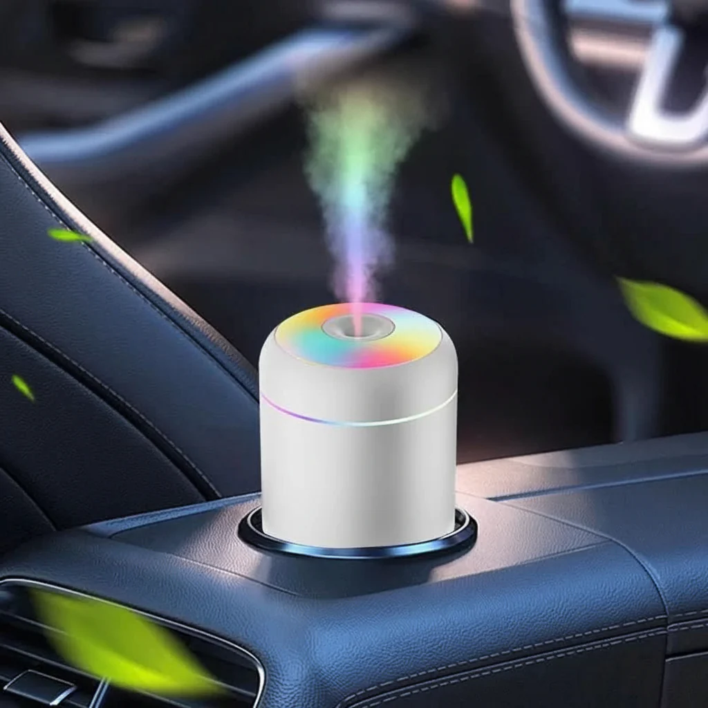 AromaMist Mini – 180ml USB Humidifier with LED Lighting - Image 3
