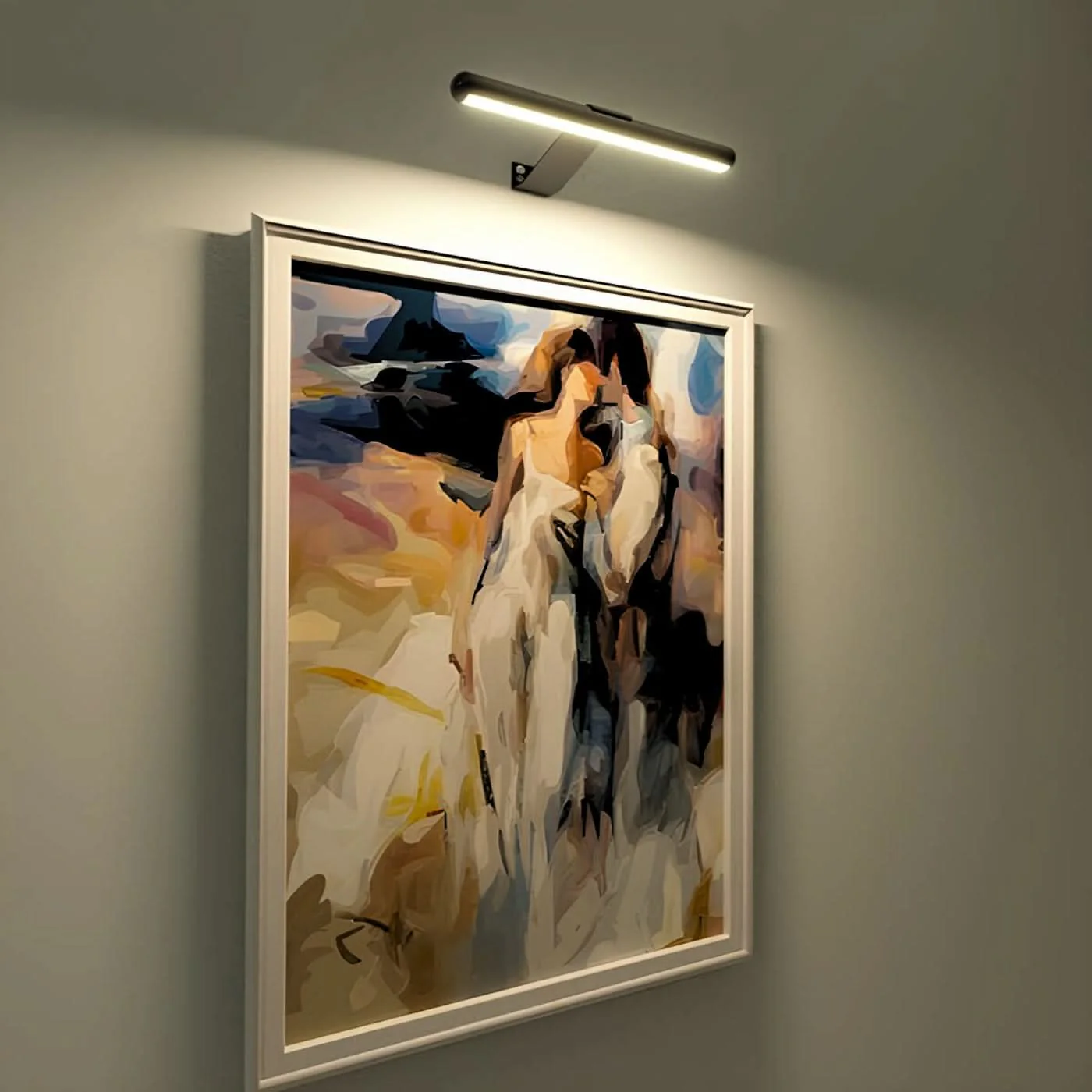 ArtGlow swivelling LED wall light - Wireless & stylish for any gallery wall - Image 10