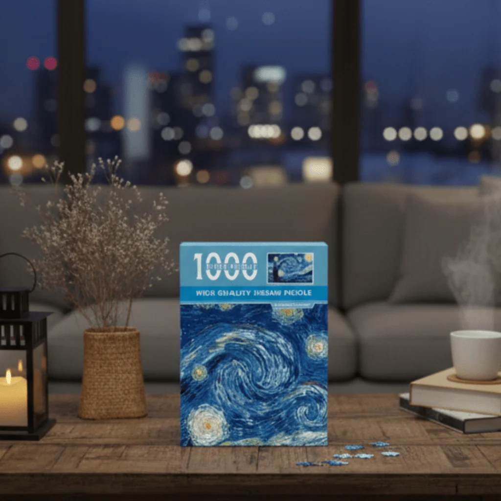 ARTIMOSA – 1000-piece compact puzzle with Van Gogh artwork - Image 3