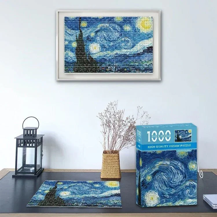 ARTIMOSA – 1000-piece compact puzzle with Van Gogh artwork - Image 5