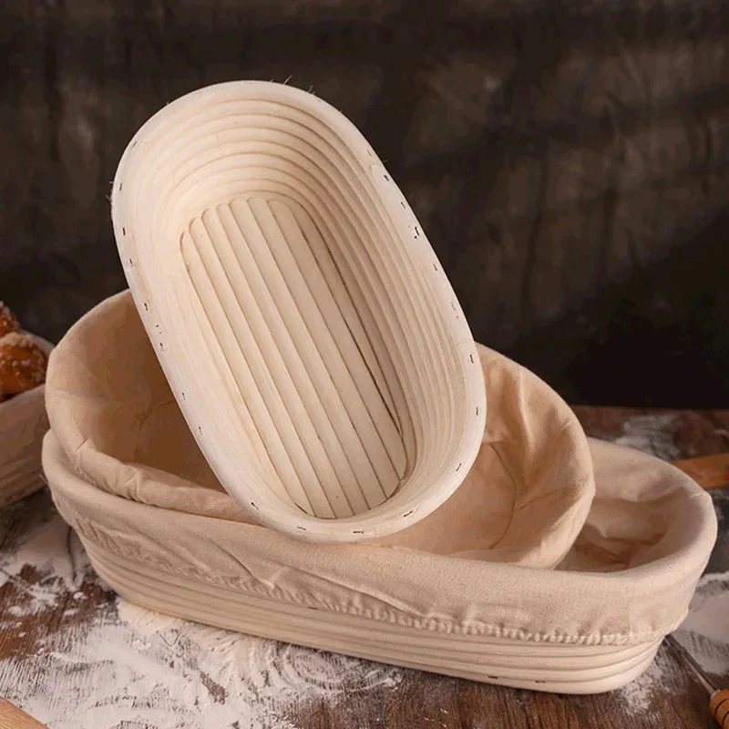 ARTISANBAKE – Handcrafted Rattan Proofing Basket Oval & Round – Essential for Bread Baking - Image 3