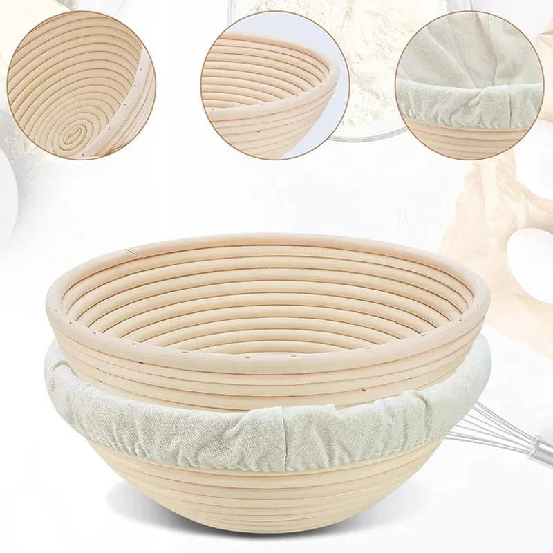 ARTISANBAKE – Handcrafted Rattan Proofing Basket Oval & Round – Essential for Bread Baking - Image 4