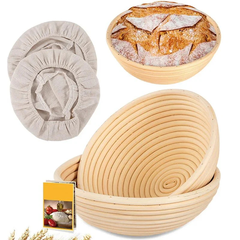 ARTISANBAKE – Handcrafted Rattan Proofing Basket Oval & Round – Essential for Bread Baking - Image 5