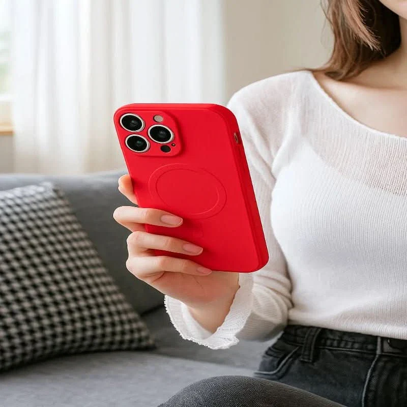 AuraGriff – Magnetic Soft Silicone Case with Secure Grip