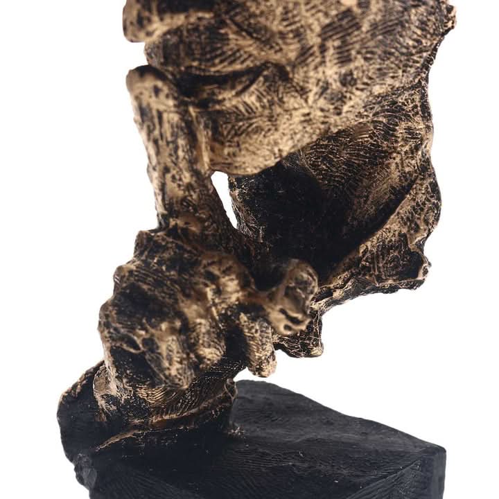AURÉLIA – Abstract Golden Sculpture in Scandinavian Design - Image 5